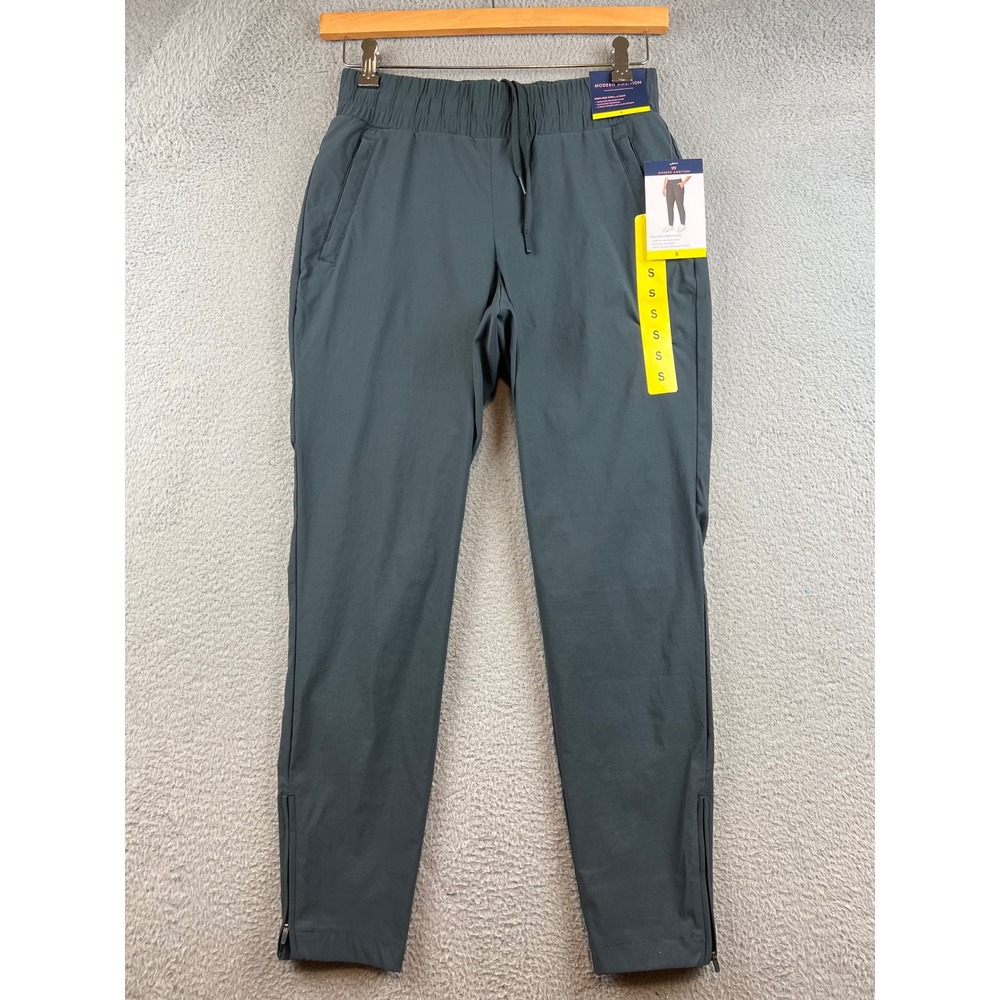 NWT Modern Ambition Womens High-Rise Stretch Pant Recycled Nylon Gray Small